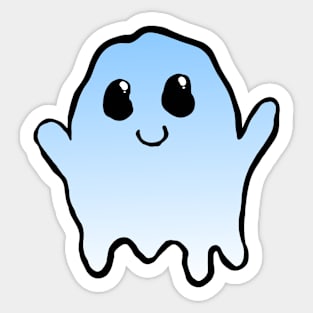 blue ghosty dude Sticker